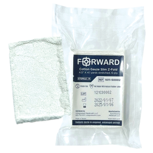 Slim Z-Fold Forward Cotton Gauze